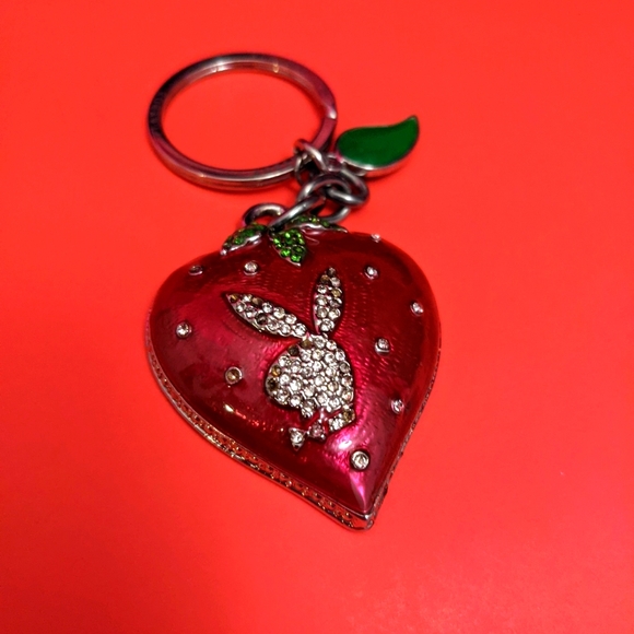 PLAYBOY Accessories - Sold Playboy strawberry keychain 🍓